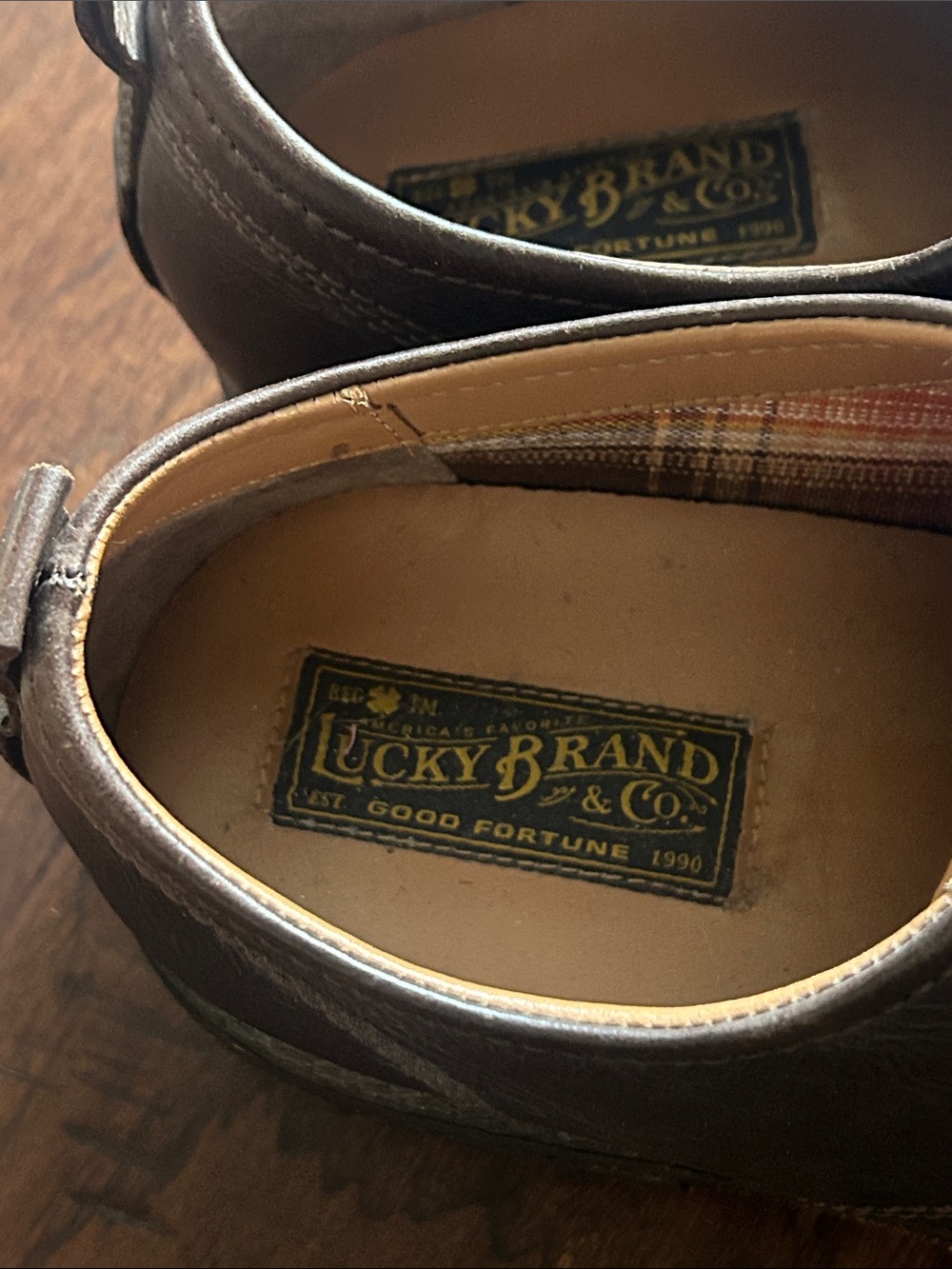 Lucky Brand Brown Leather Men’s Shoes - Unworn and Excellent Condition - Picture 4 of 10